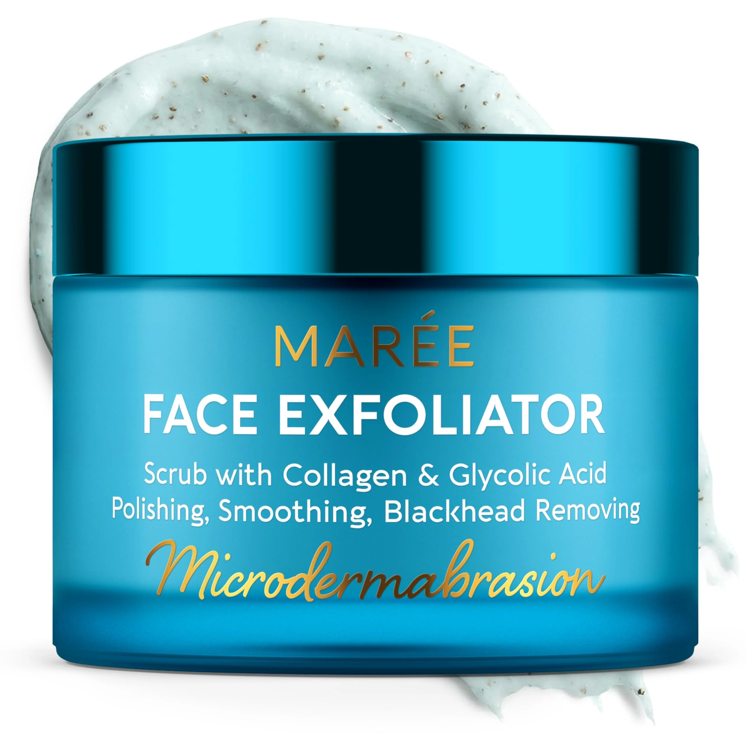 Elegant MAREE Exfoliating Face Wash Scrub - Exfoliating Cleanser with Collagen Proven