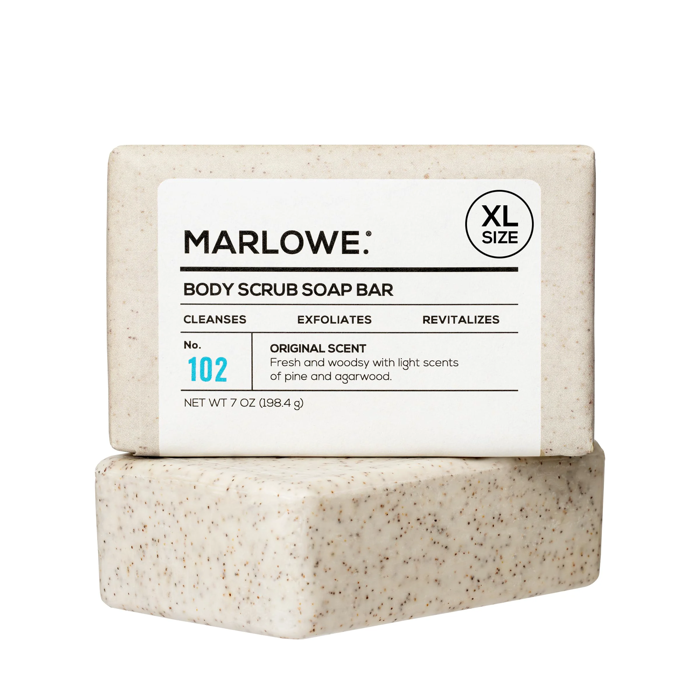 Trusted MARLOWE. Body Scrub Soap Exfoliating Soap Bar Sage Fir 7 oz Convenient