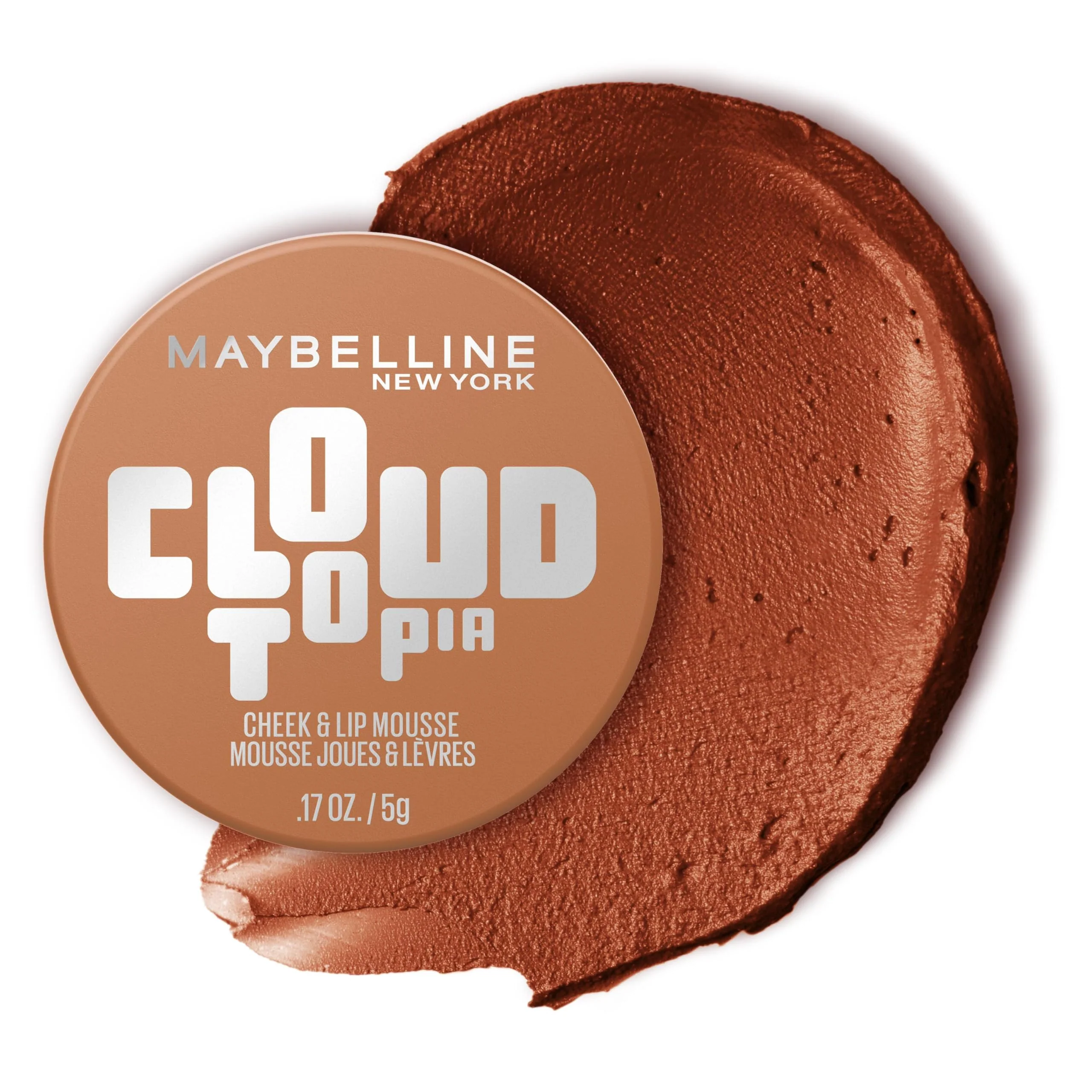 Trusted Maybelline Cloudtopia Blush for Cheeks and Lip Mousse Ultra-Vivid Pigmented Formula for Up to 14HR of Blush and Lip Makeup Color Toasted Sky 1 Verified