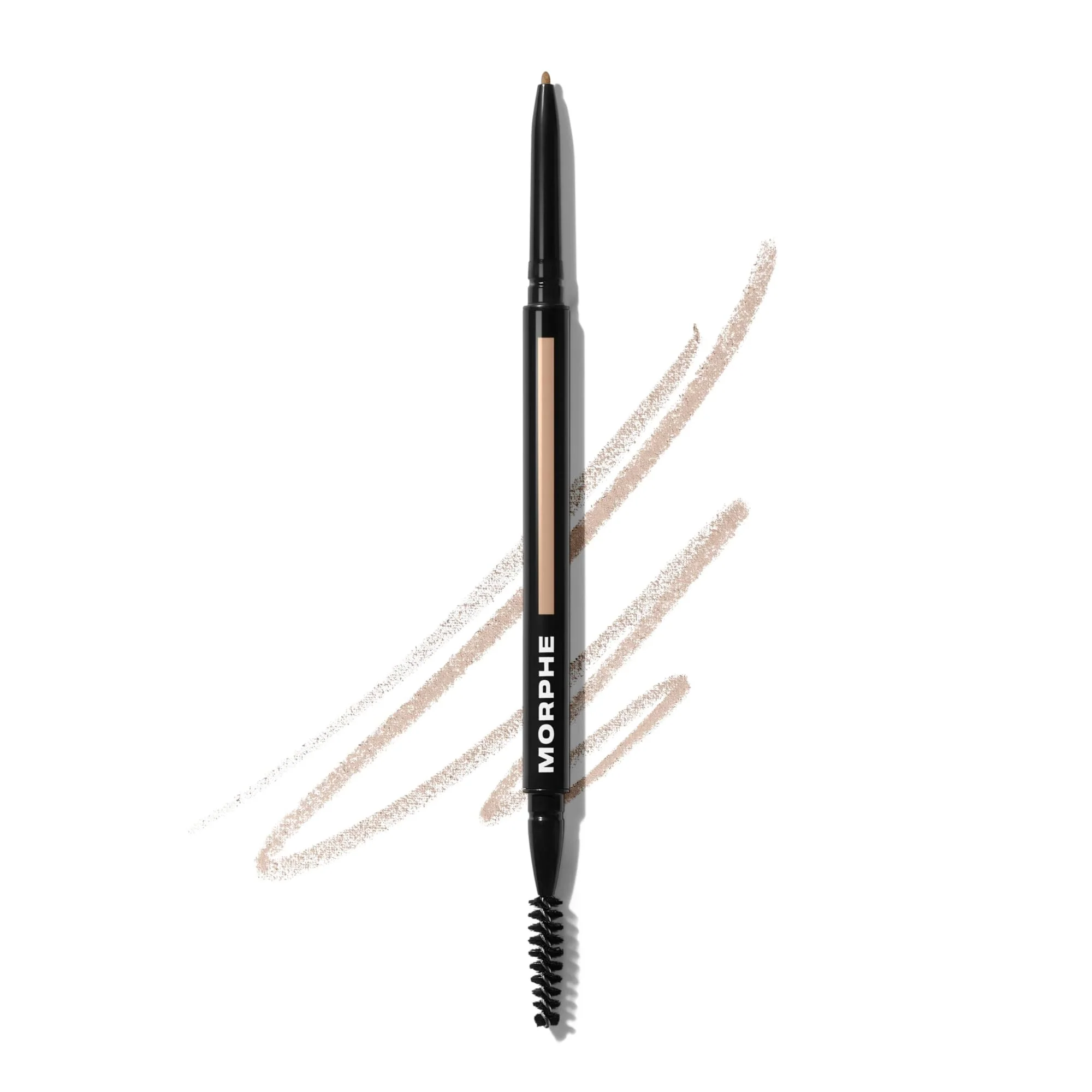 First-Class Morphe Micro Dual Eyebrow Pencil - Dual-Ended Brow Pencil Featuring a Retractable Ultra-Precise Pointed Tip - Richly Pigmented Smooth-Gliding High-End