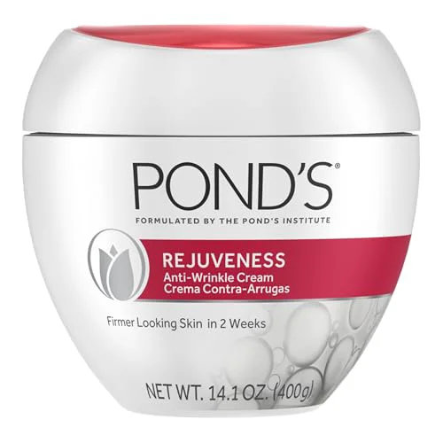 Solid POND S Rejuveness Face Cream - Anti-Aging Face Moisturizer with AHA s Vitamin E Collagen - Daily Wrinkle Cream for Women - Hydrating Collagen Face Premium Material