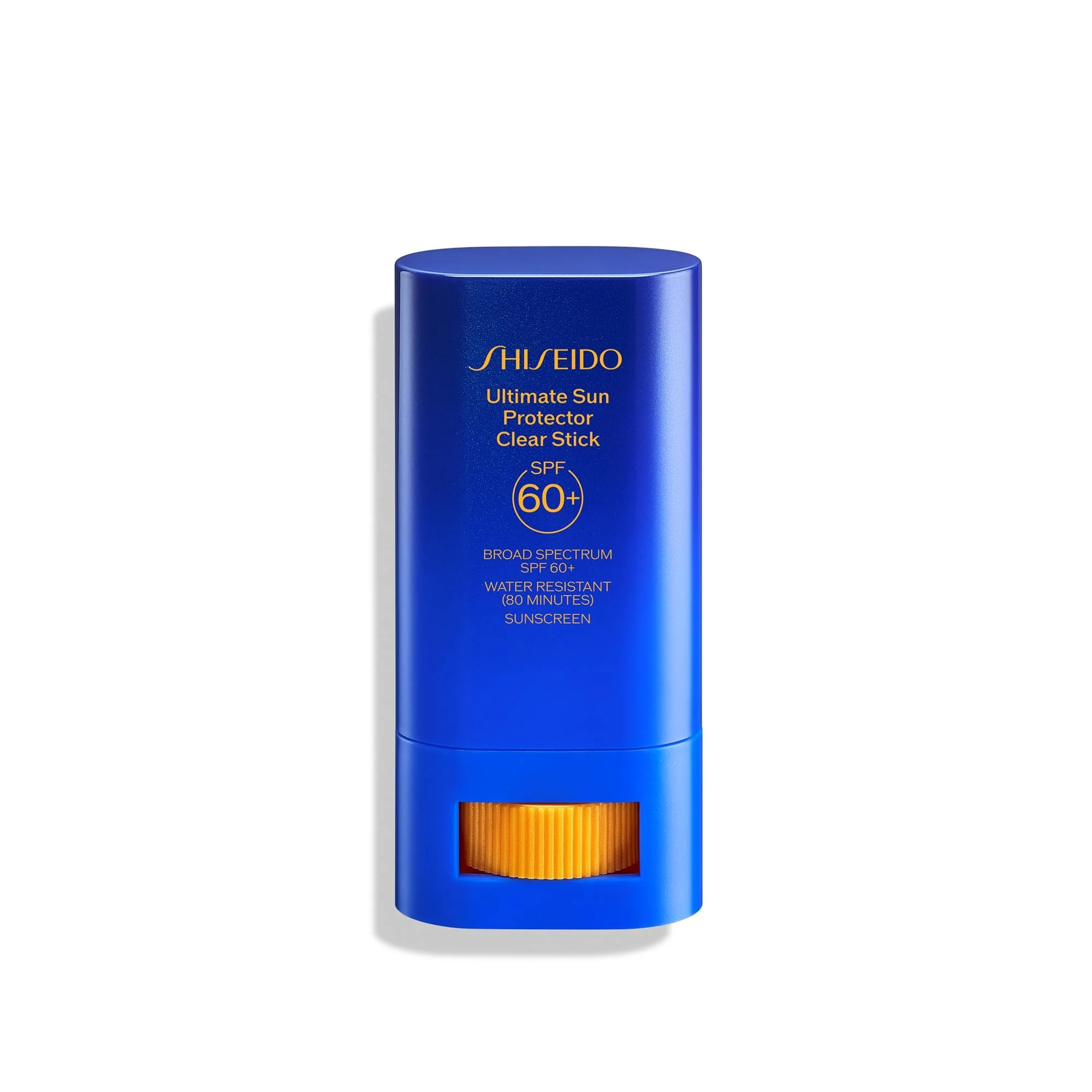 High-Performance Shiseido Sun Protector Clear Stick SPF 60 - Invisible Portable Sunscreen for Face Body - Visibly Improves Fine Lines Smoothness Skin Stylish
