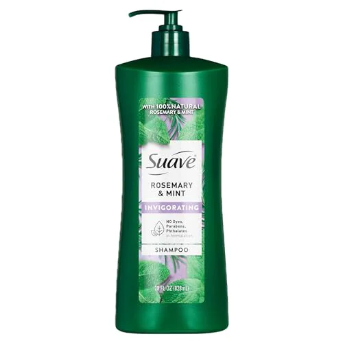 Comfortable Suave Invigorating Shampoo with Rosemary Mint Refreshing Replenishing Care for Healthy-Looking Hair No Parabens Phthalates or Dyes 28 FL OZ Next-Generation