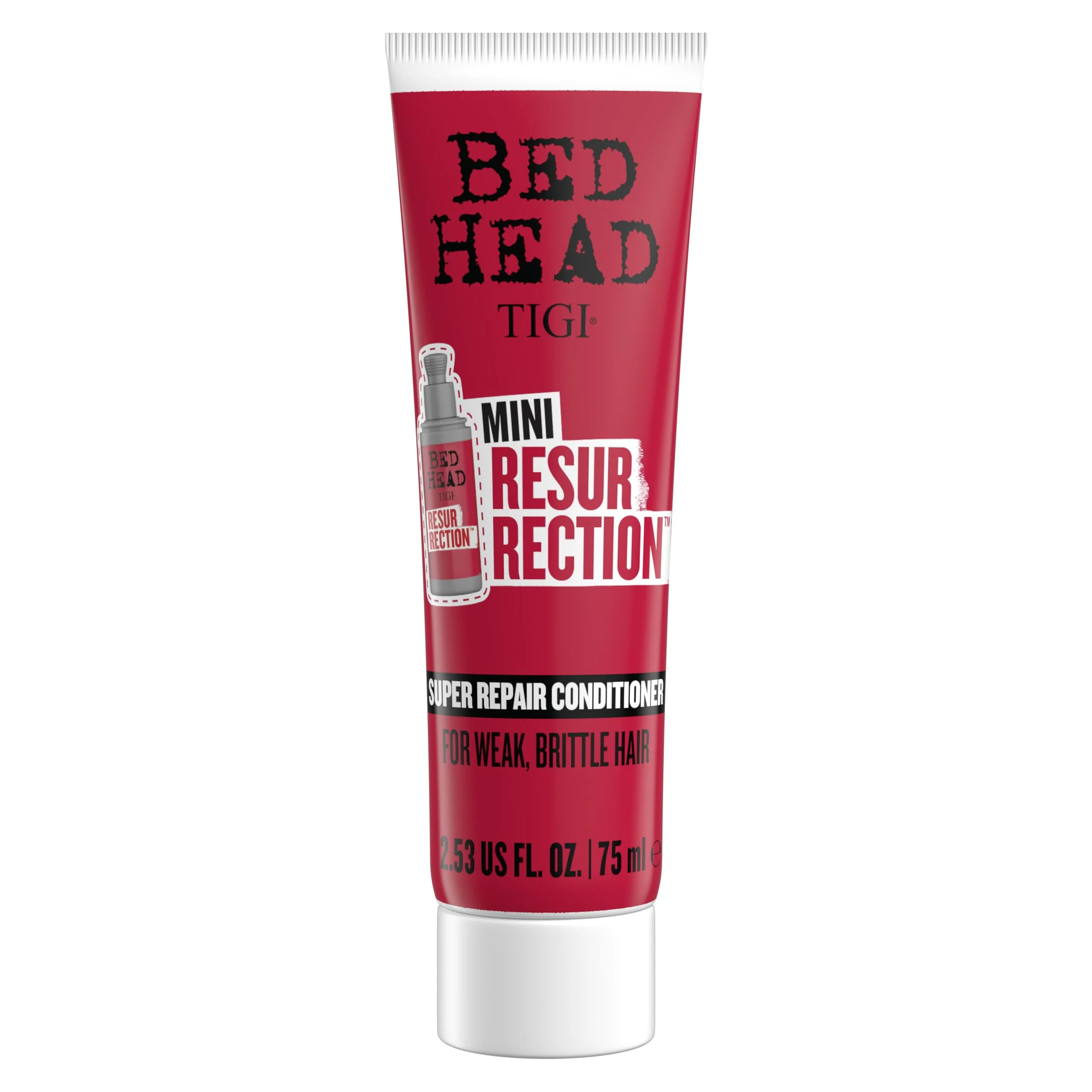 Stylish Bed Head by TIGI Resurrection Super Repair Conditioner Travel Mini - Repairing conditioner for dry brittle and damaged hair with added moisture Original