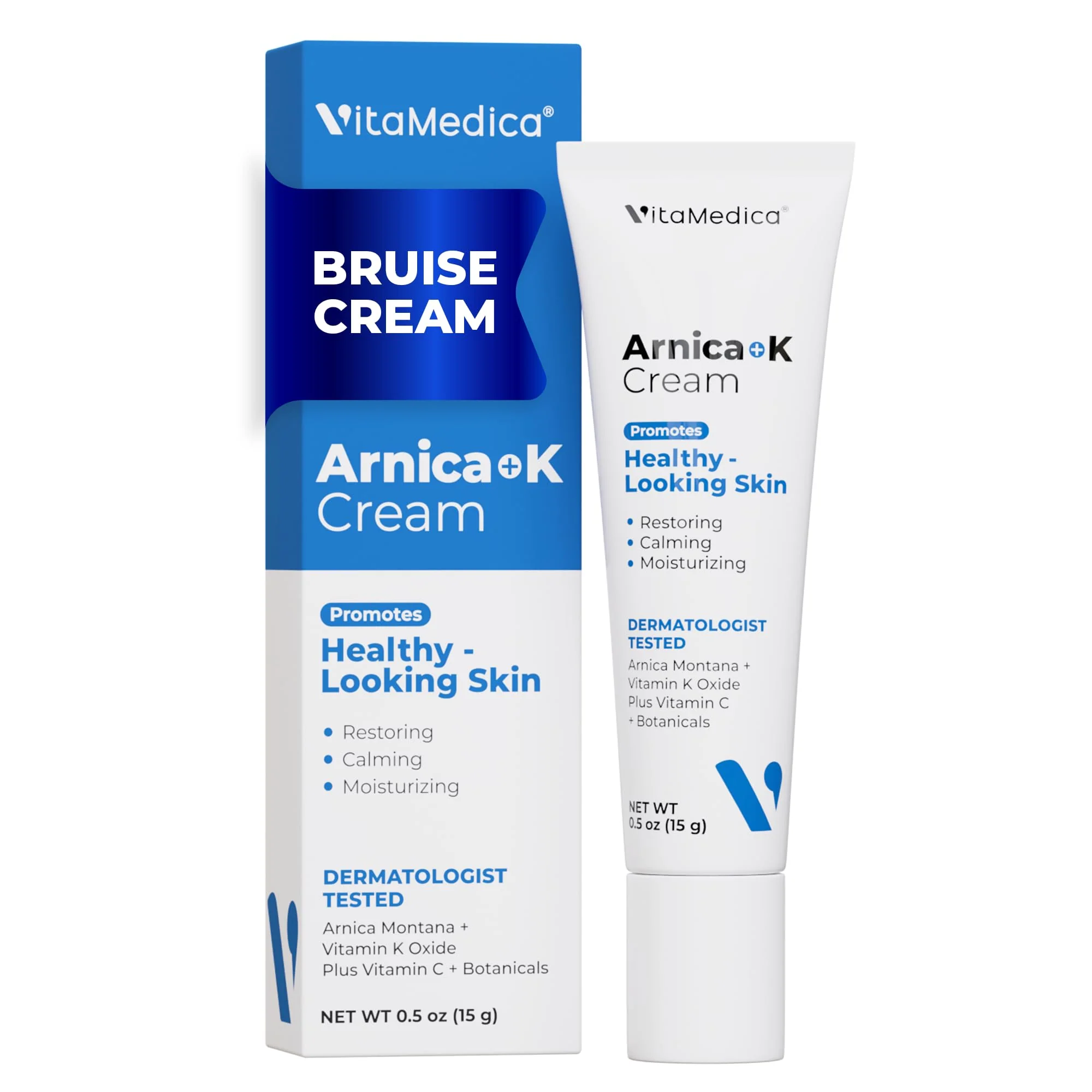 Innovative VitaMedica Arnica Vitamin K Oxide Cream for Thin Delicate Skin - 3 Arnica Montana Face Under-Eye Fragrance- 0.5 oz Classic