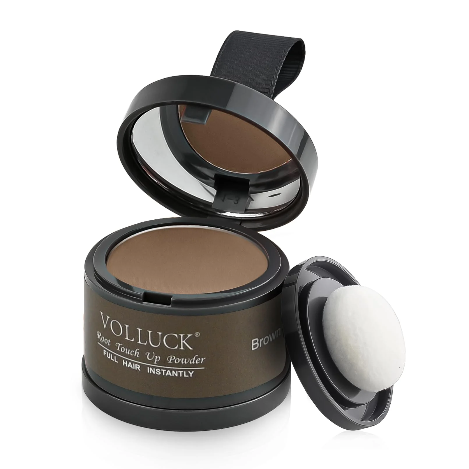 Consistent VOLLUCK Root Touch up Powder Instant Hairline Powder for Thinning Areas and Gray Hair Coverage Natural and Non-greasy Root Cover up for Women Solid