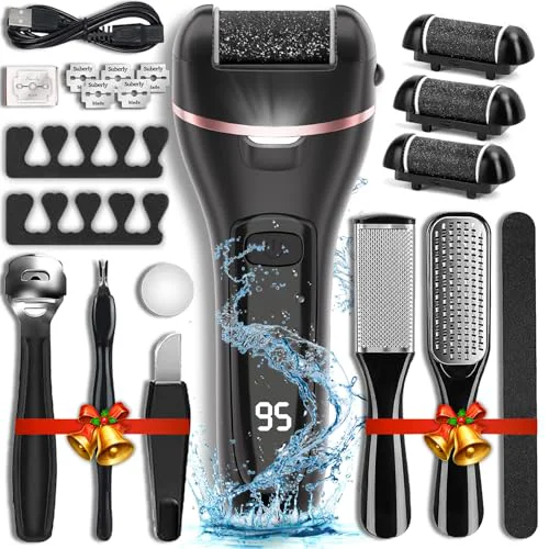 Expertly Made Wea Hea Electric Foot File Callus Remover for Feet 17-in-1 Kit Specialty