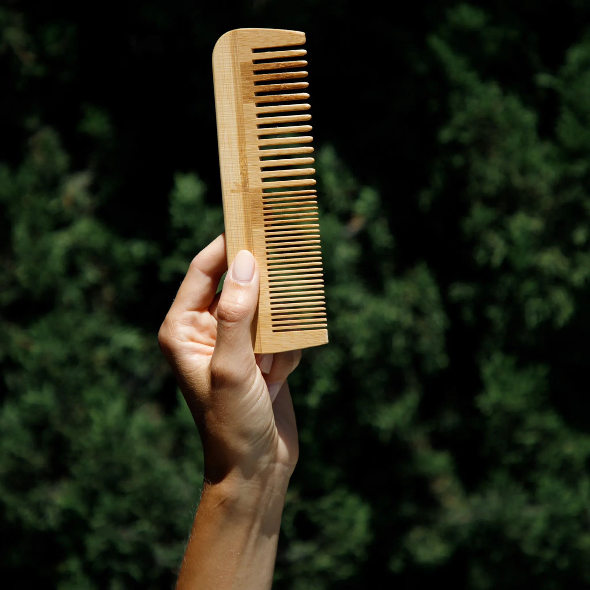 Carefully Designed Bamboo Comb Pure
