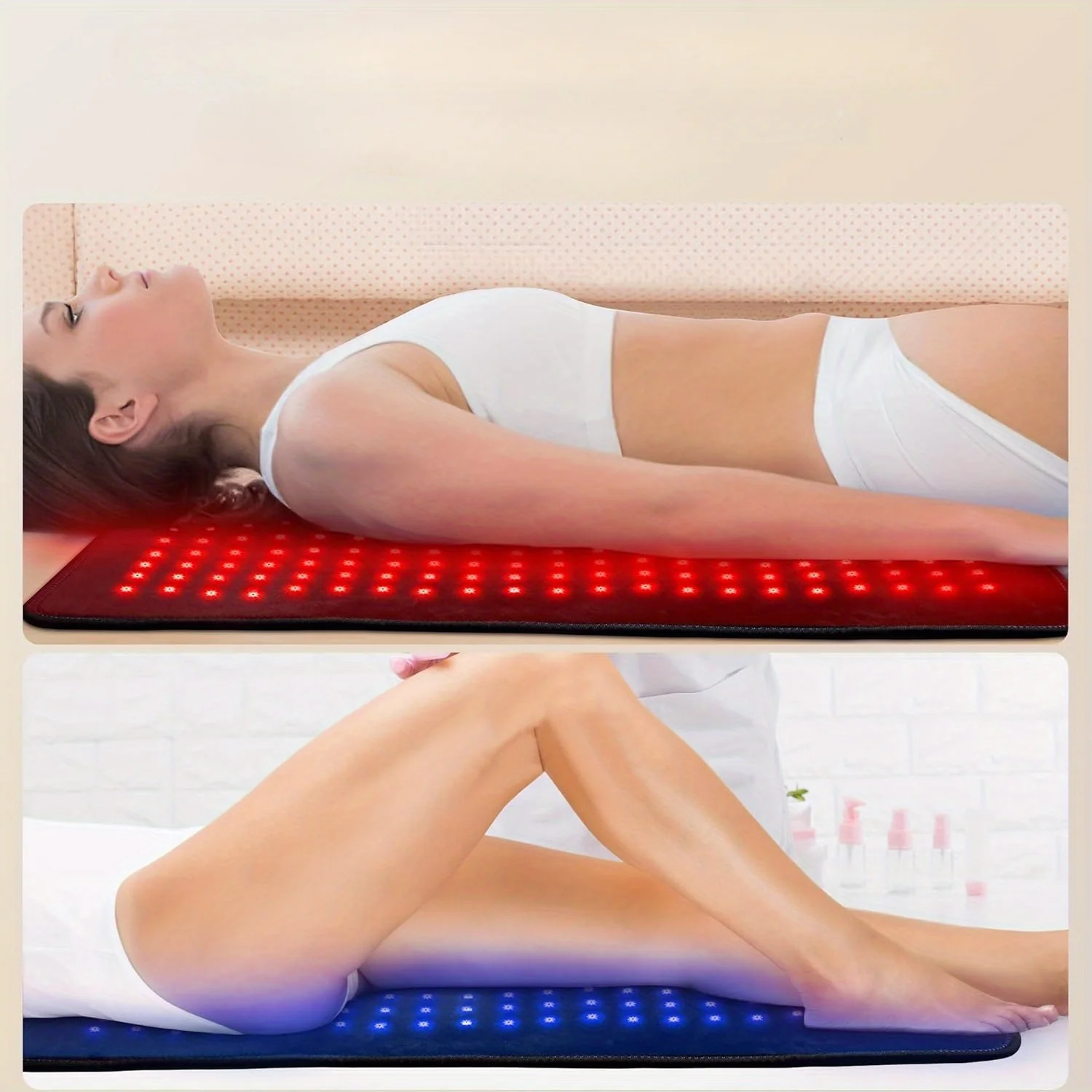 Professional UTK Red Blue Light Relaxation Pad 210 LED Mat Large Wrap Refined