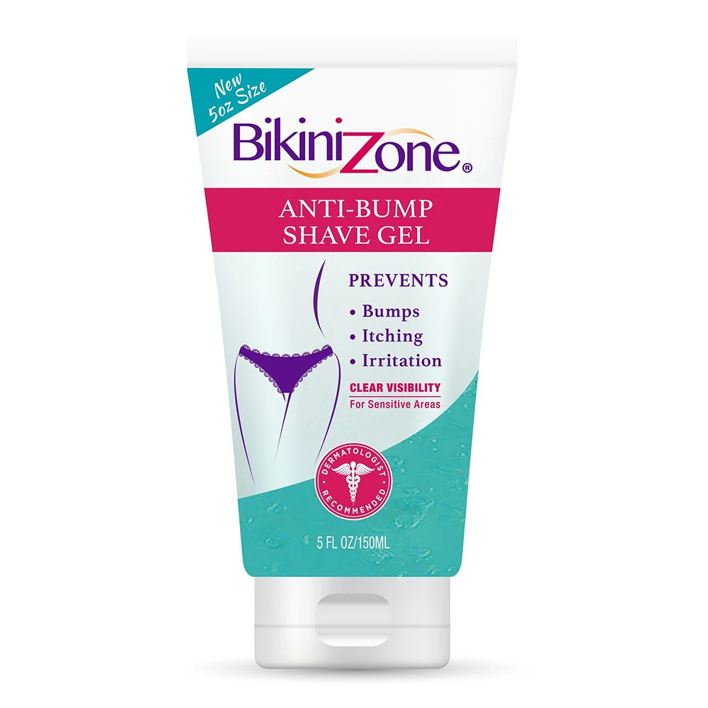 Natural Bikini Zone Anti-Bumps Shave Gel 5 Oz Excellent