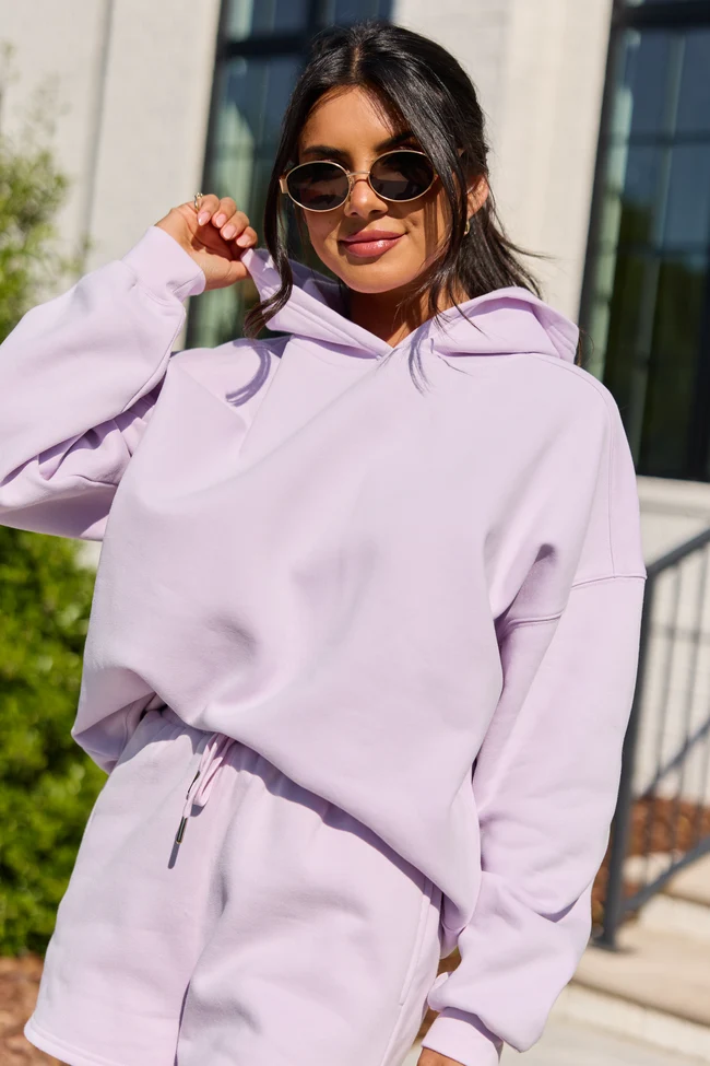 Reliable Everyday Ease Purple Hoodie Casual