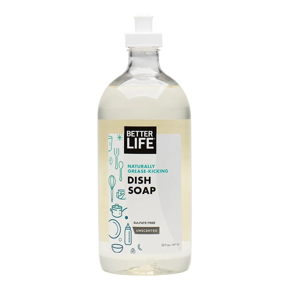 Durable Better Life Unscented Dish It Out Natural Liquid Dish Soap 22 Oz Reliable