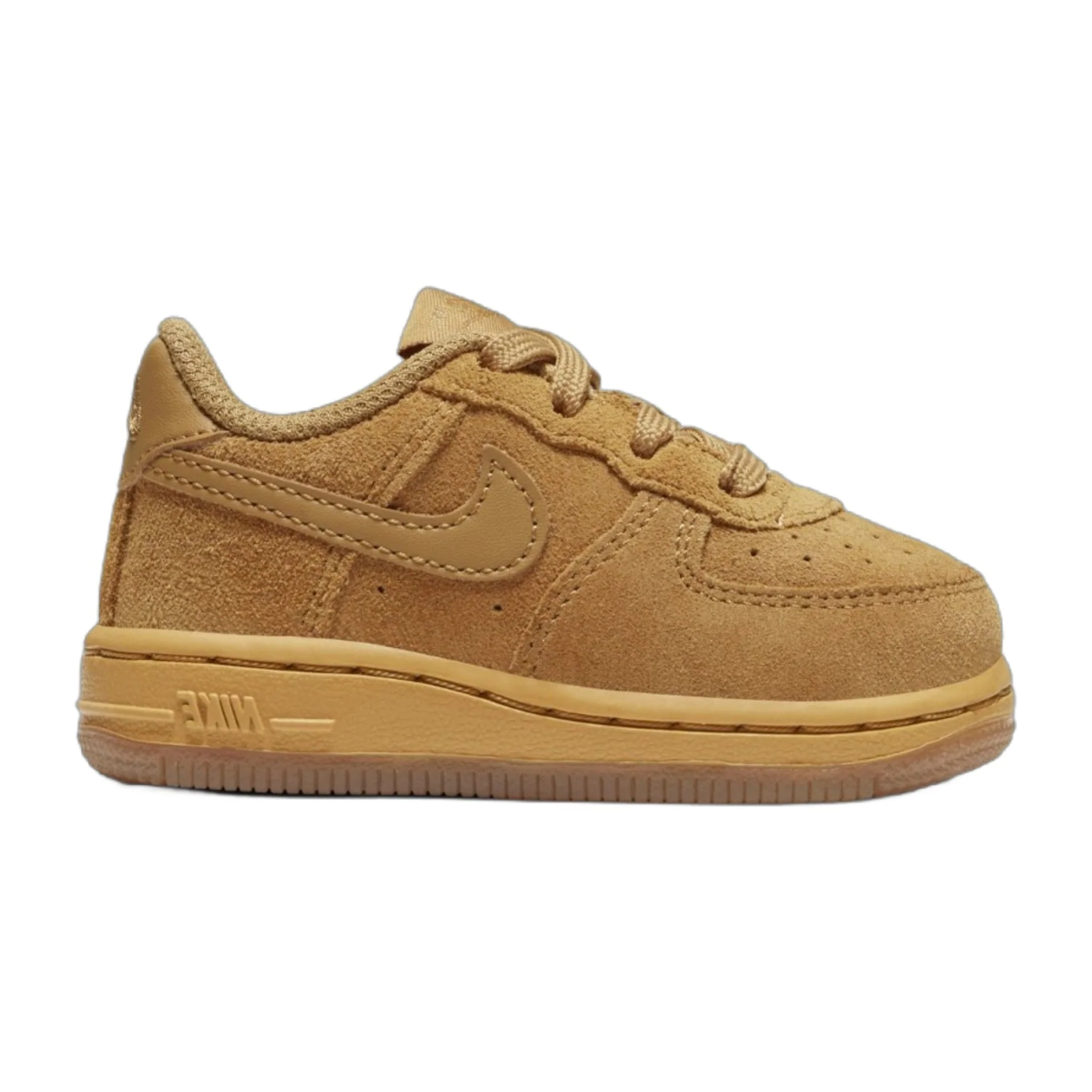 Original Nike Toddlers Air Force 1 Low Lv8 Td 'Wheat 2019' Sneakers Lightweight