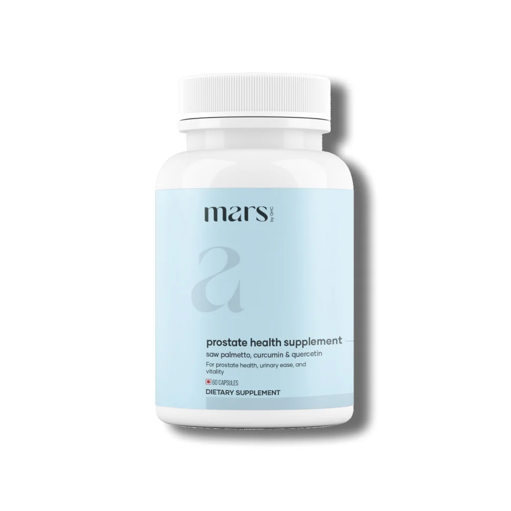 Reusable Mars Prostate Health Supplement Powered with Saw Palmetto Curcumin Quercetin 60N Trendy