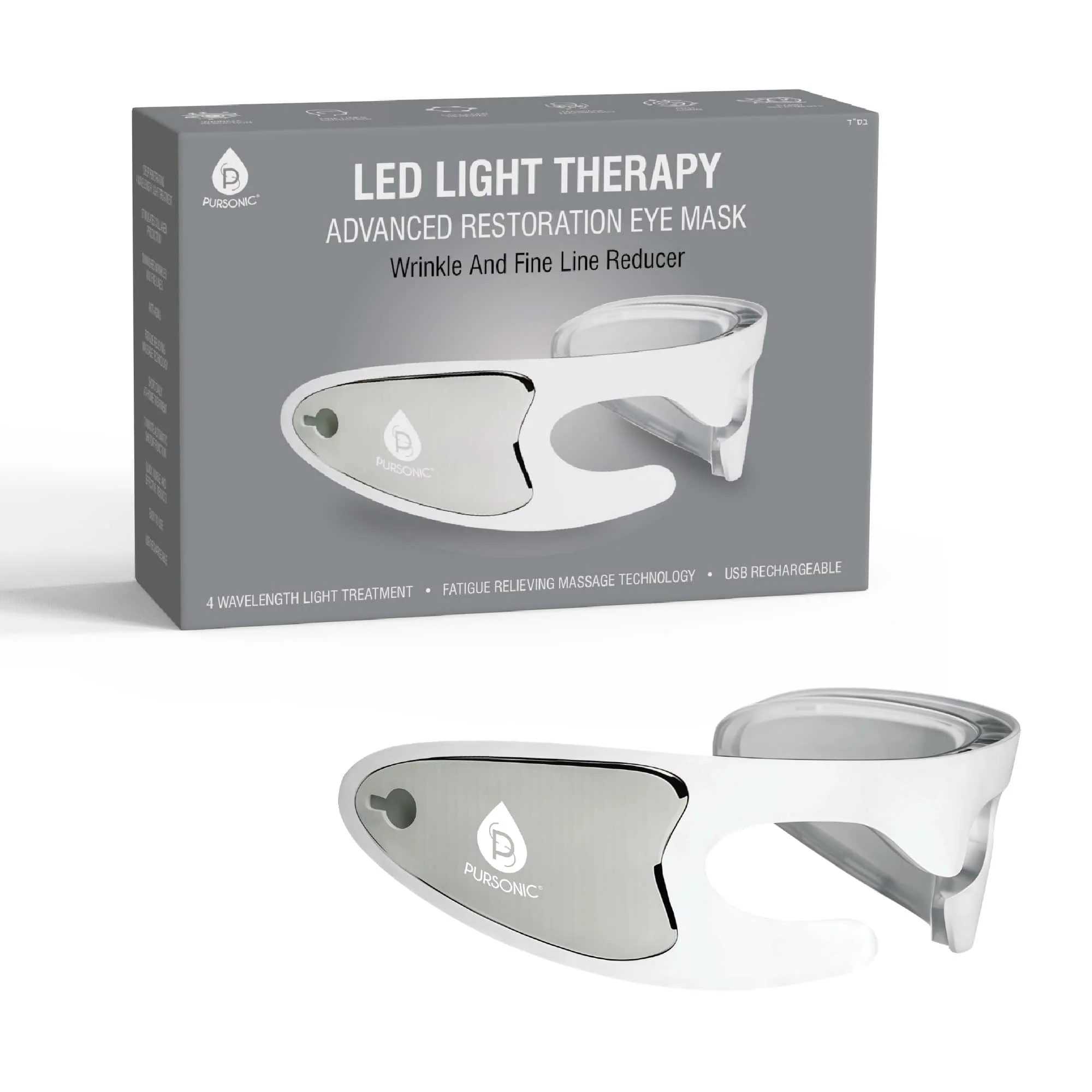 Luxury Pursonic LED Light Therapy Advanced Restoration Eye Mask Top-Quality