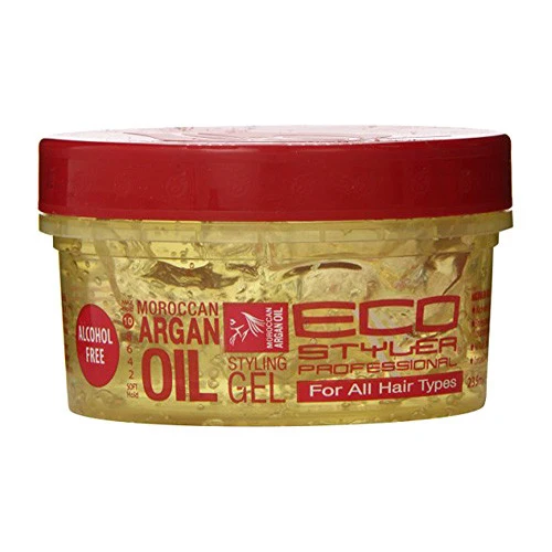 High-Performance Eco Styler Professional Moroccan Argan Oil Styling Gel For All Hair types 8 oz Pure