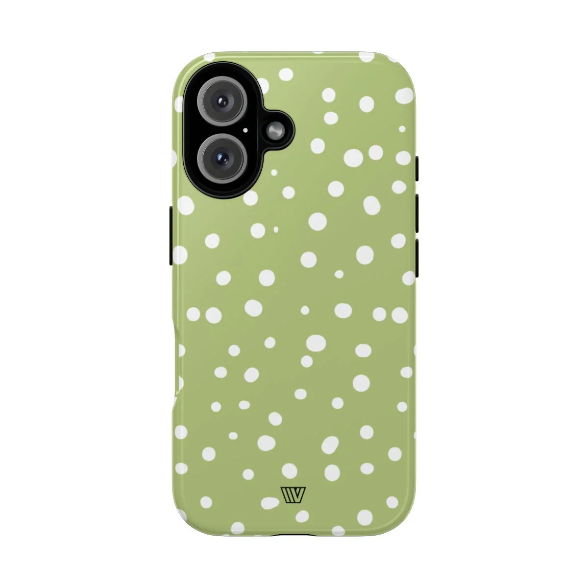 Luxury PALE OLIVE DOTS Tough Phone Case First-Class