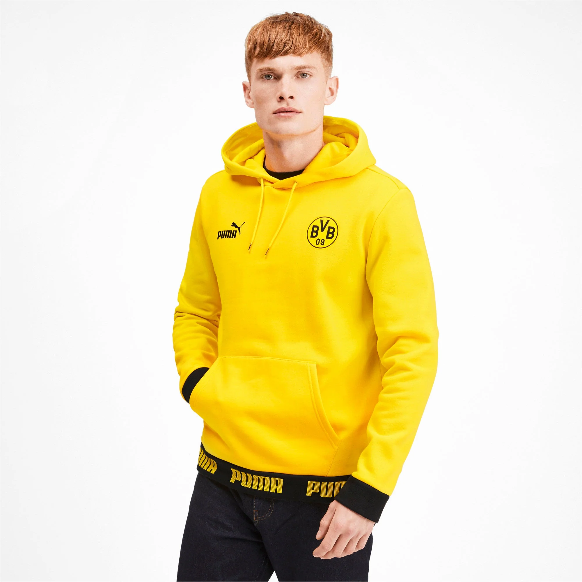 Reliable Puma Men's Bvb Ftblculture Hoody Sweaters Soft