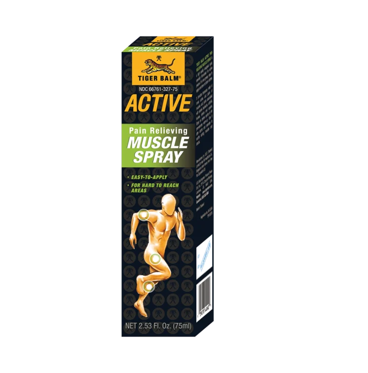 Advanced Tiger Balm Active Pain Relieving Muscle Spray 2.53 Oz Crafted