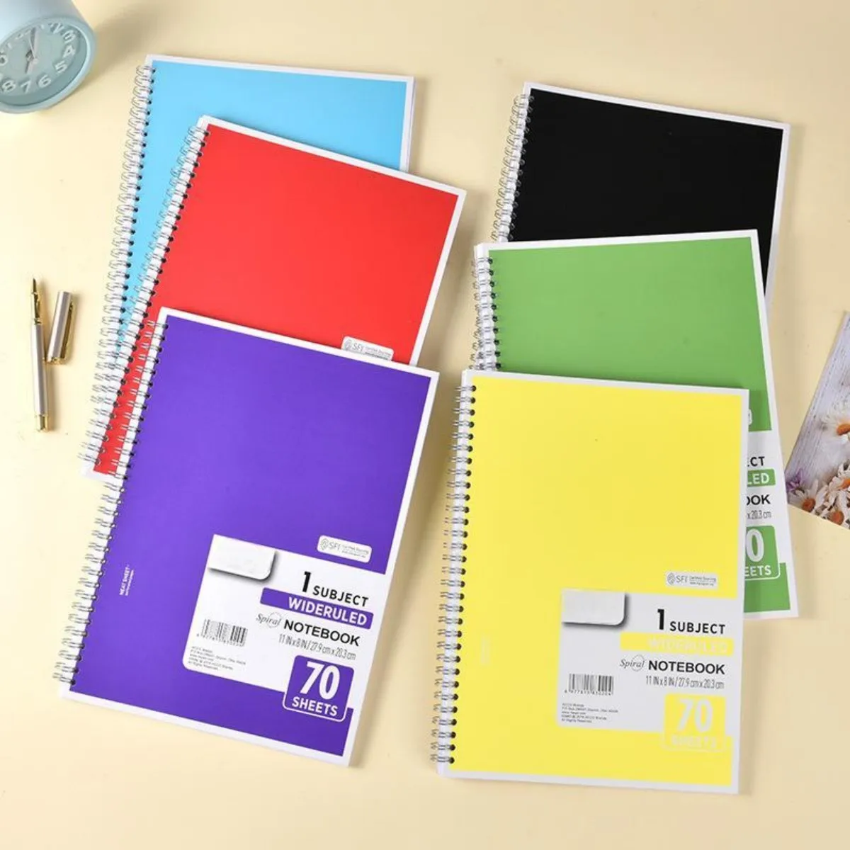 Effective Simple Solid Color Spiral Notebooks Easy-to-Use