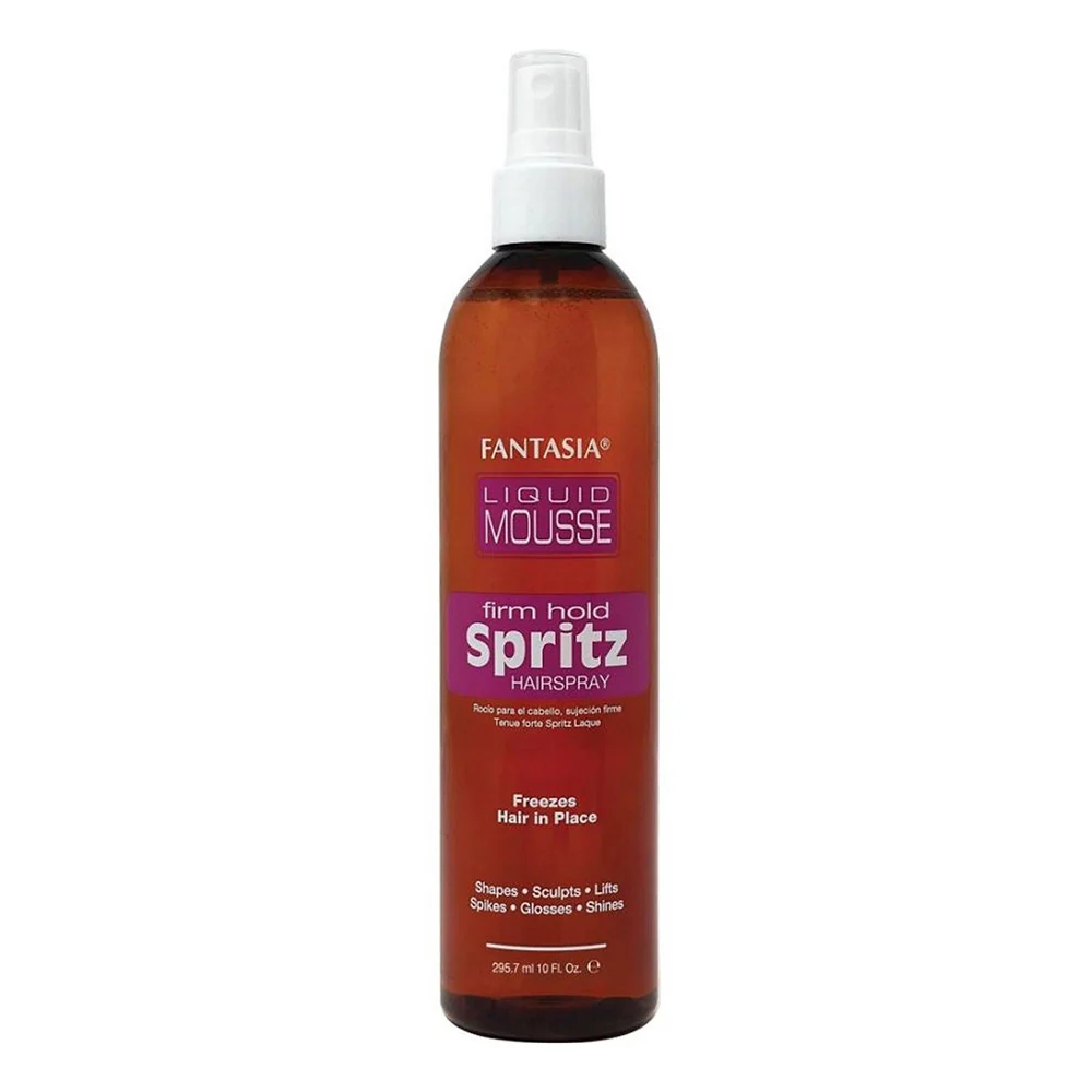 Detailed Fantasia Liquid Mousse Spritz Firm Hold Hair Spray 10 Oz Pure