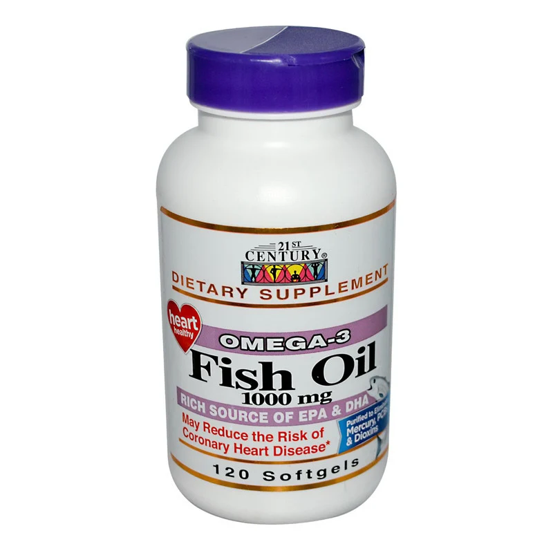 Consistent 21St Century Fish Oil 1000 Mg Softgels - 120 Ea Secure