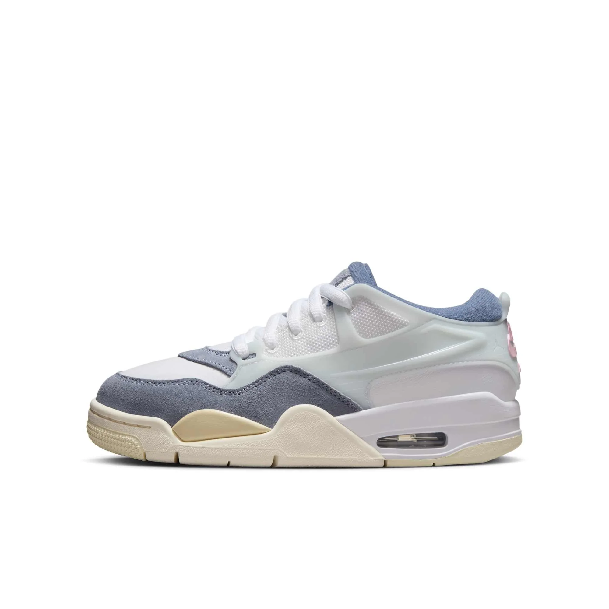 High-Performance Air Jordan Grade School Retro 4 Rm 'Diffused Blue Ashen Slate' Gs Sneakers Fashionable