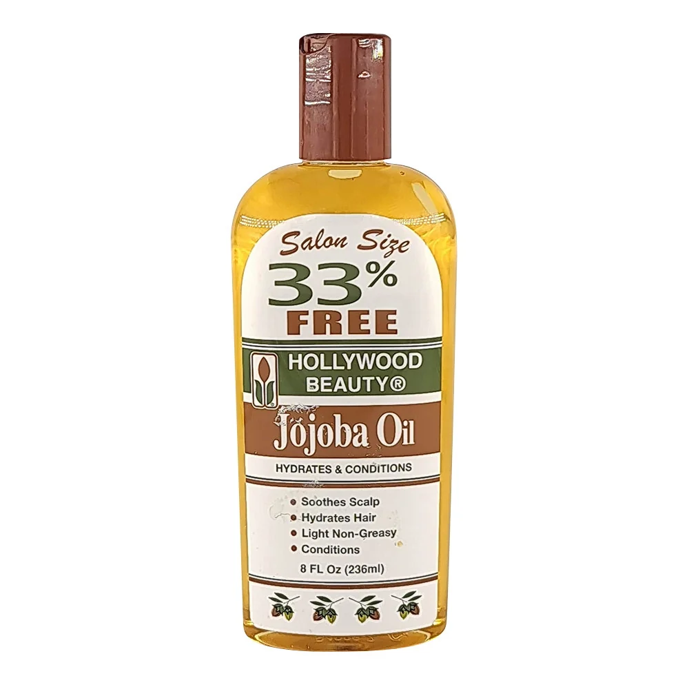 Excellent Hollywood Beauty Jojoba Oil Scalp Treatment Beige 8 Oz Natural