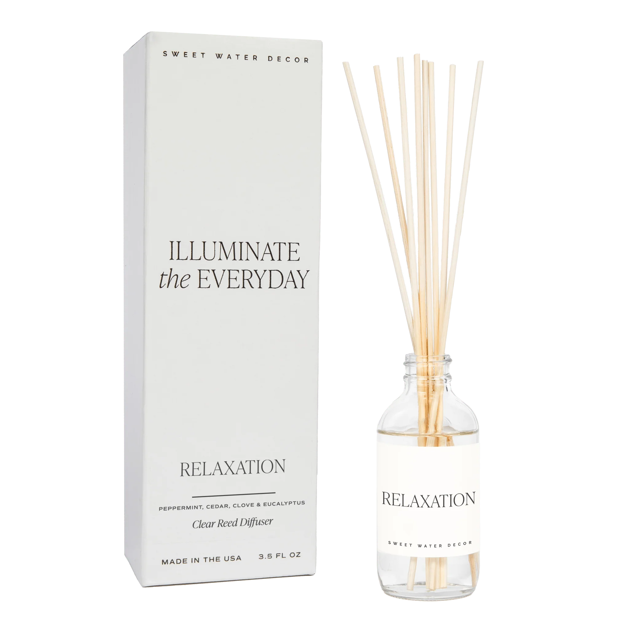 Selected Relaxation Clear Reed Diffuser Functional