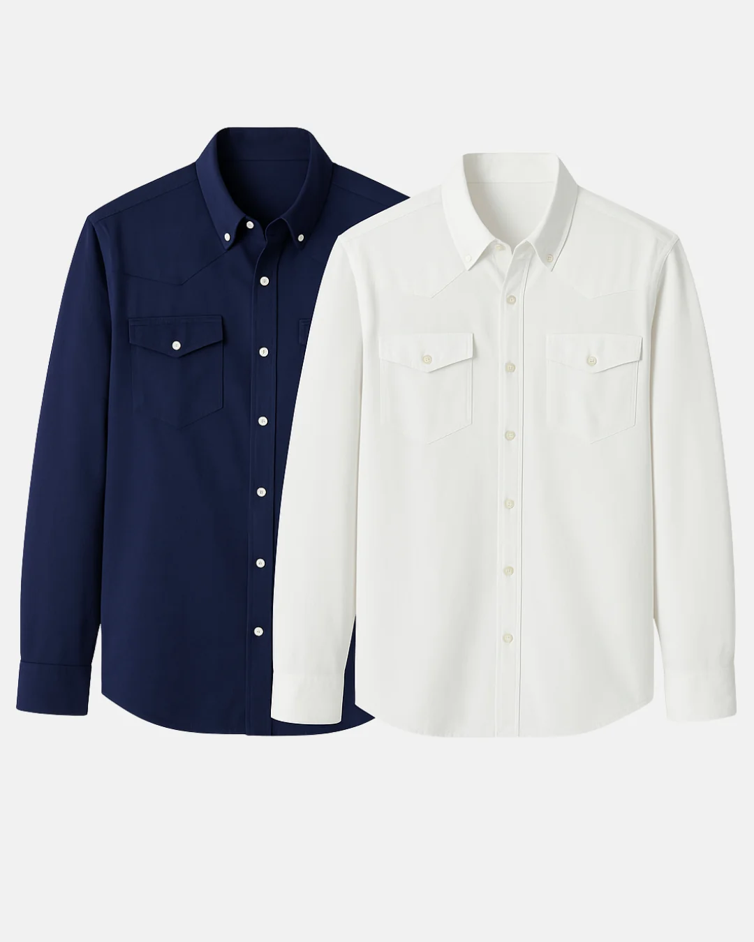 Elegant Buki s Cinqo Western Tech Shirt 2-Pack - Navy White Reliable
