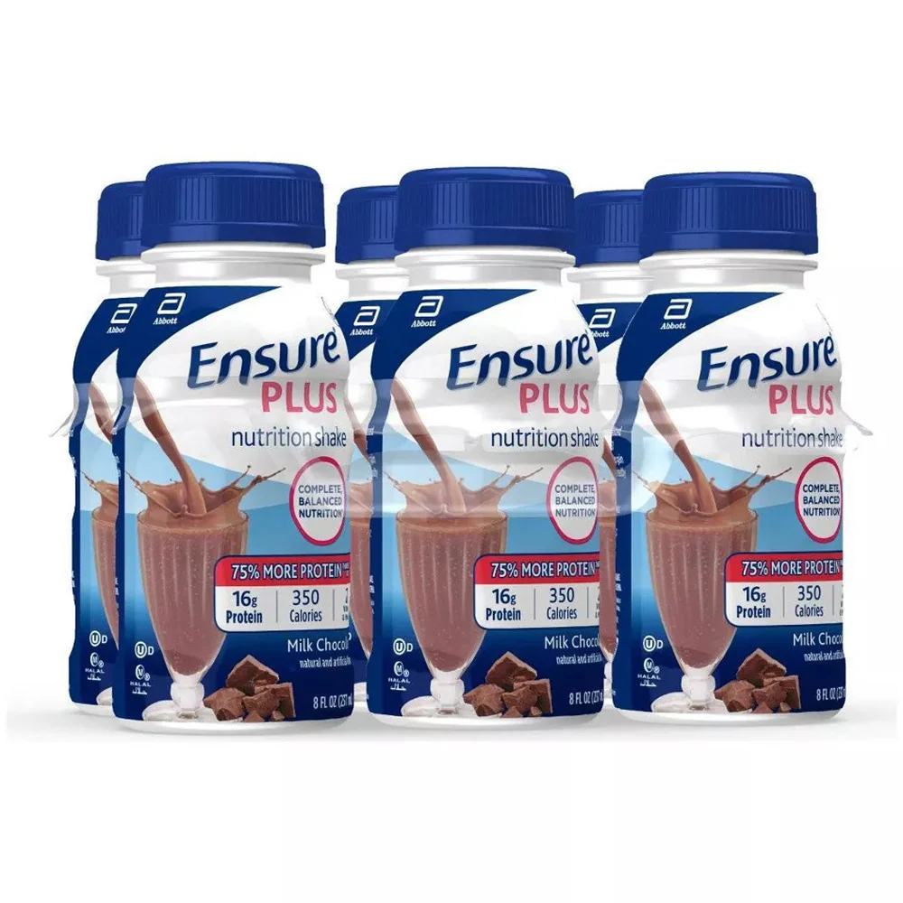 Versatile Ensure Plus Nutrition Shake Milk Chocolate Pack Of 6 237 Ml Recyclable