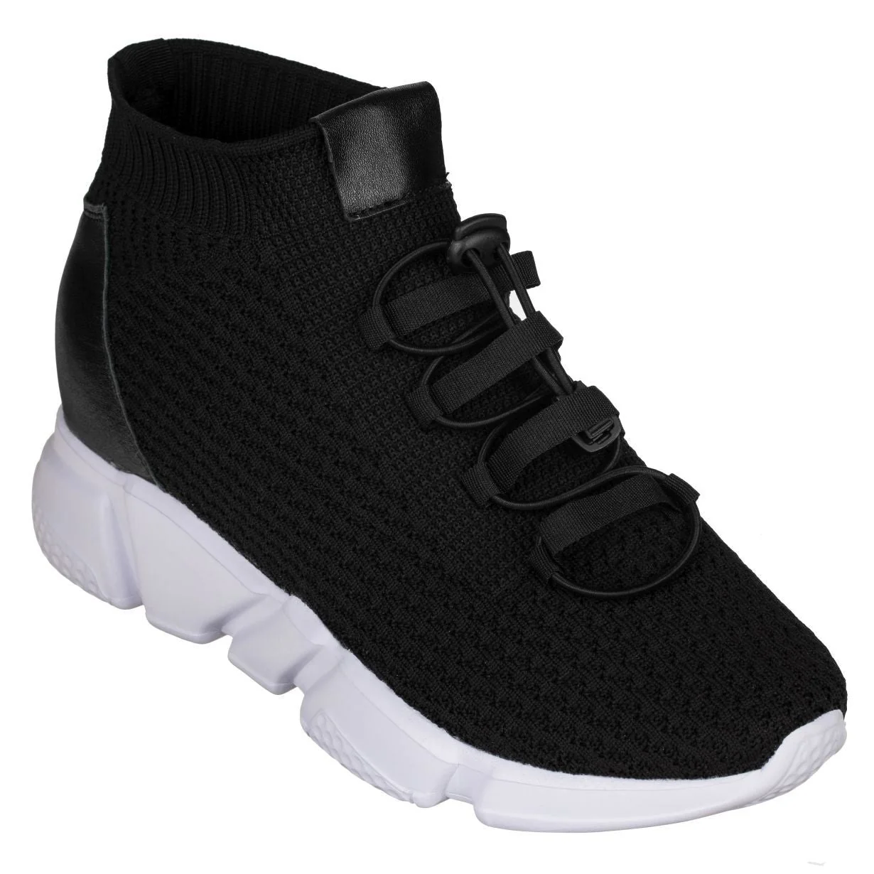 Enhanced CALTO - H1721 - 3.2 Inches Taller Black - Ultra Lightweight Minimalist