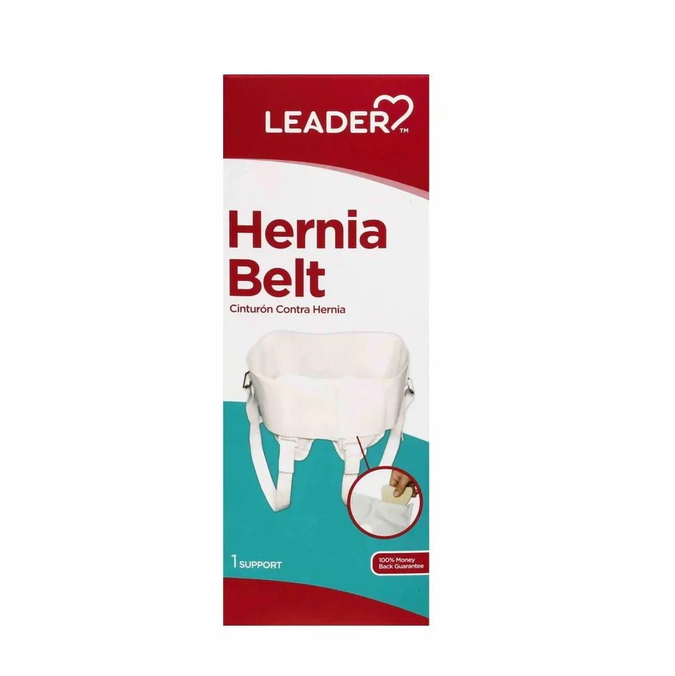 Certified Leader Hernia Belt White Large 1 Ea Trusted