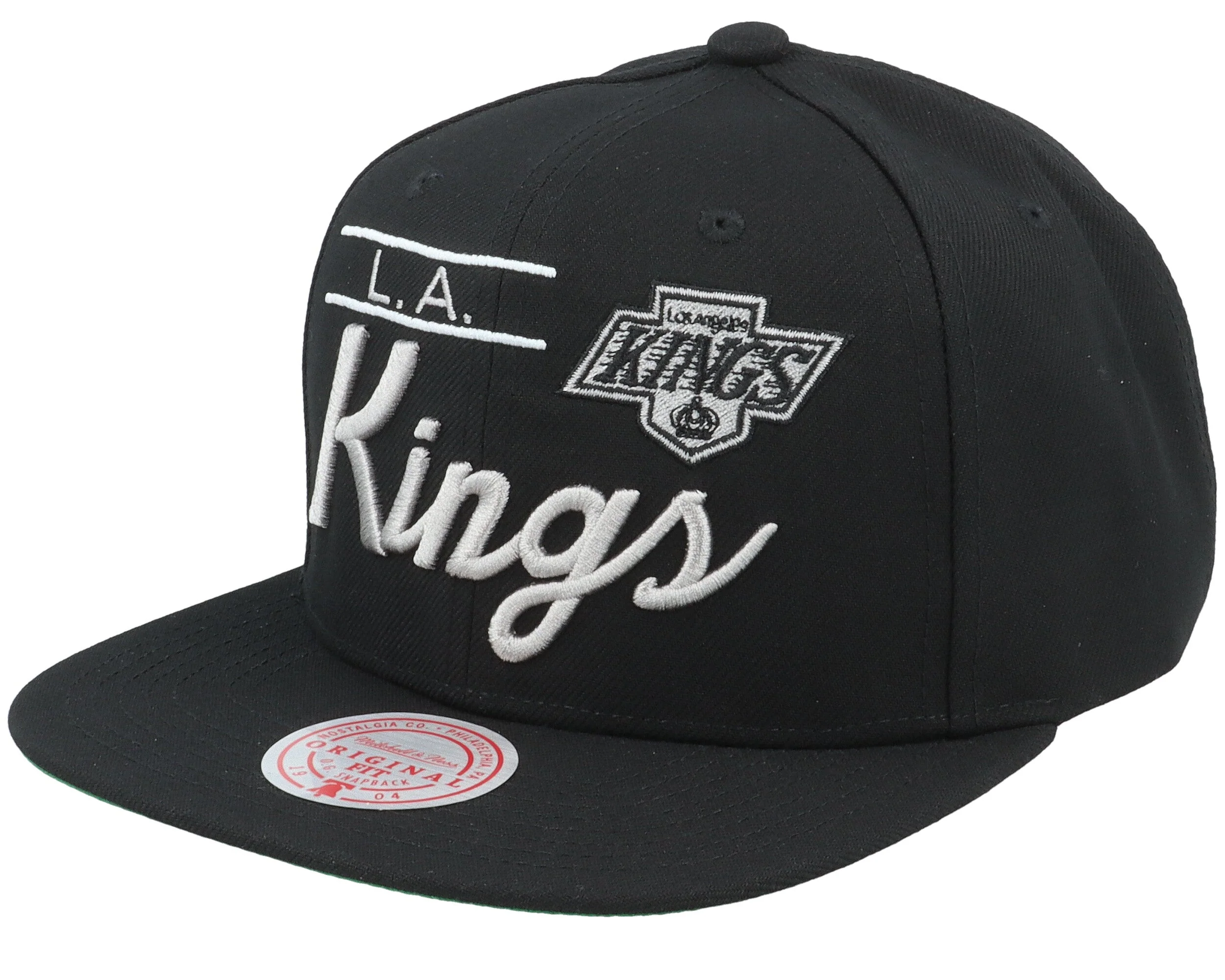 Enhanced Mitchell Ness Men's NHL Retro Lock Up Snapback Kings Snapback Caps Convenient