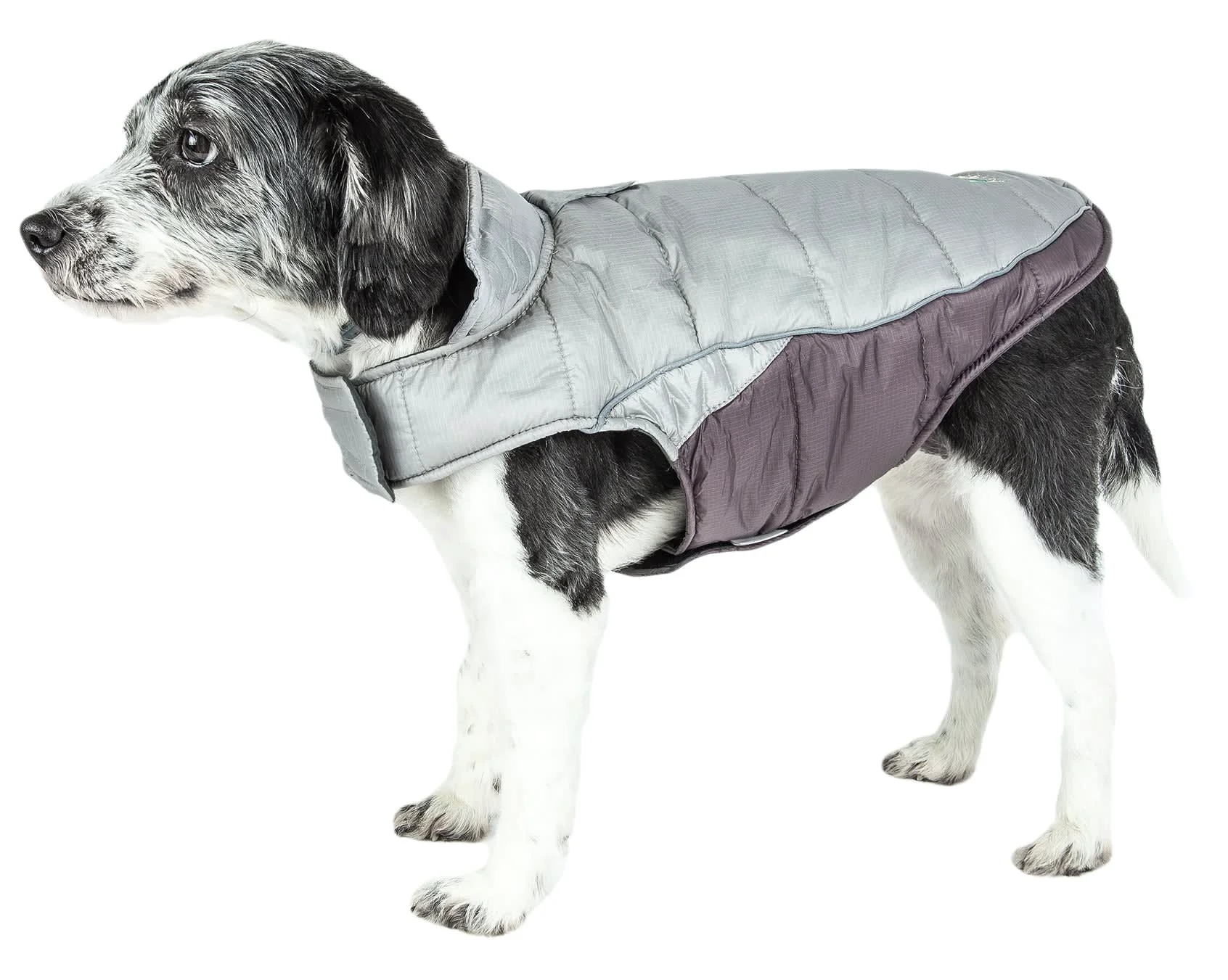 Authentic Pet Life Dog Helios Hurricane-Waded Plush 3M Reflective Dog Coat w Blackshark technology Classic