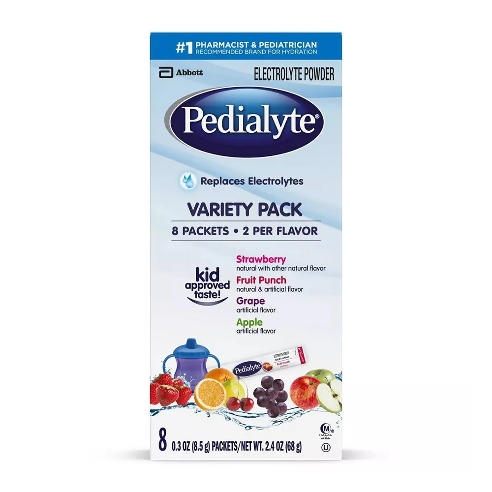 Solid Pedialyte Electrolyte Powder Variety Pack 8 Ea Exceptional