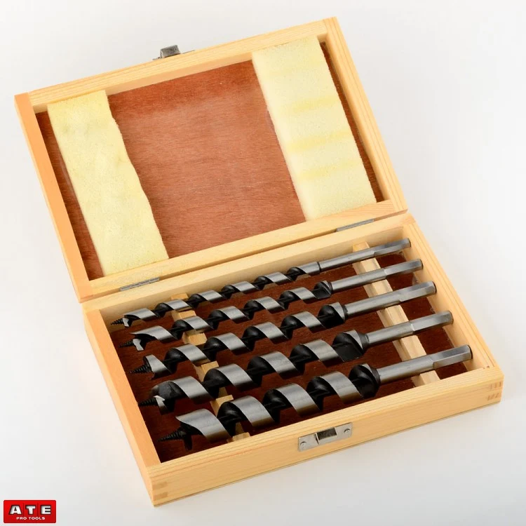 Recyclable 5 PC Wood Ship Auger Drill Bit Set Trusted