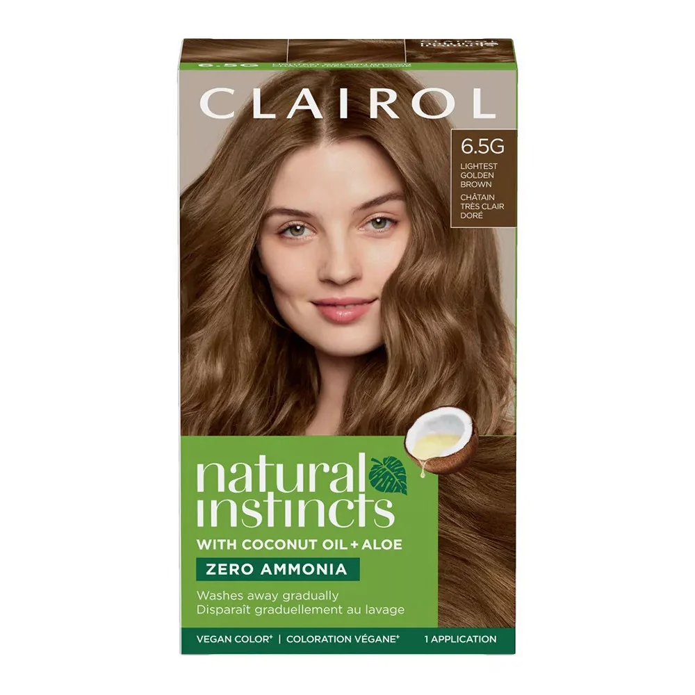 Clean Clairol Natural Instincts Demi Permanent Hair Color Creme 6.5G Lightest Golden 1 Ea