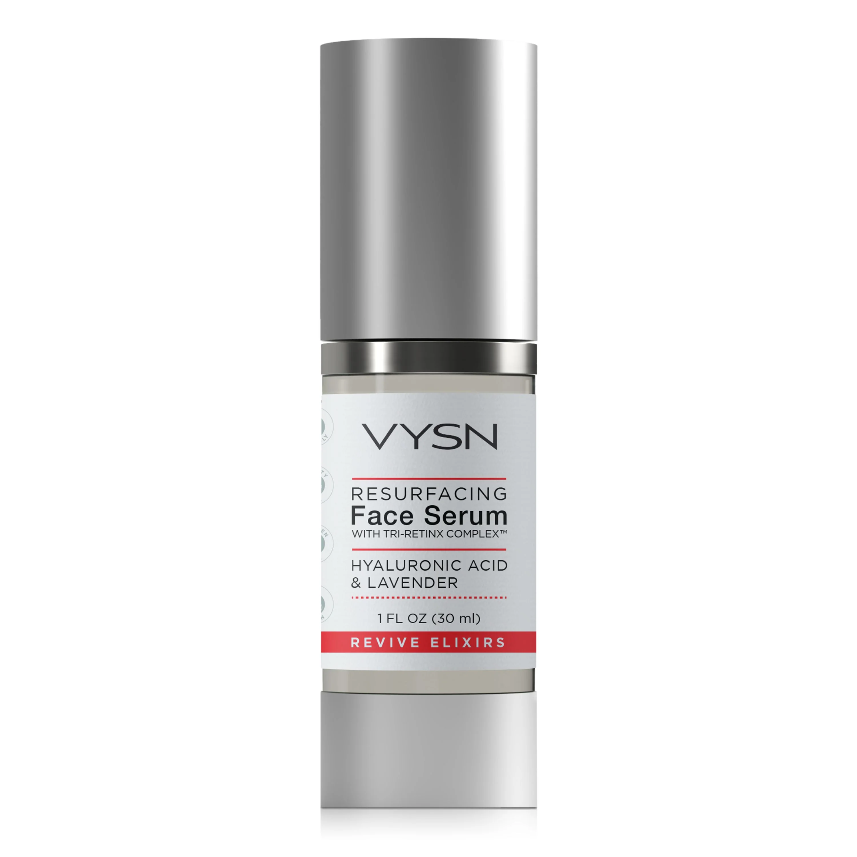 Specialty VYSN Resurfacing Face Serum with Tri-RetinX Complex™ - Hyaluronic Acid Lavender Minimalist