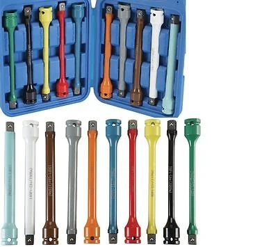 Unique 10 Piece 1 2 Drive Torque Limiting Extension Bar Set Recyclable
