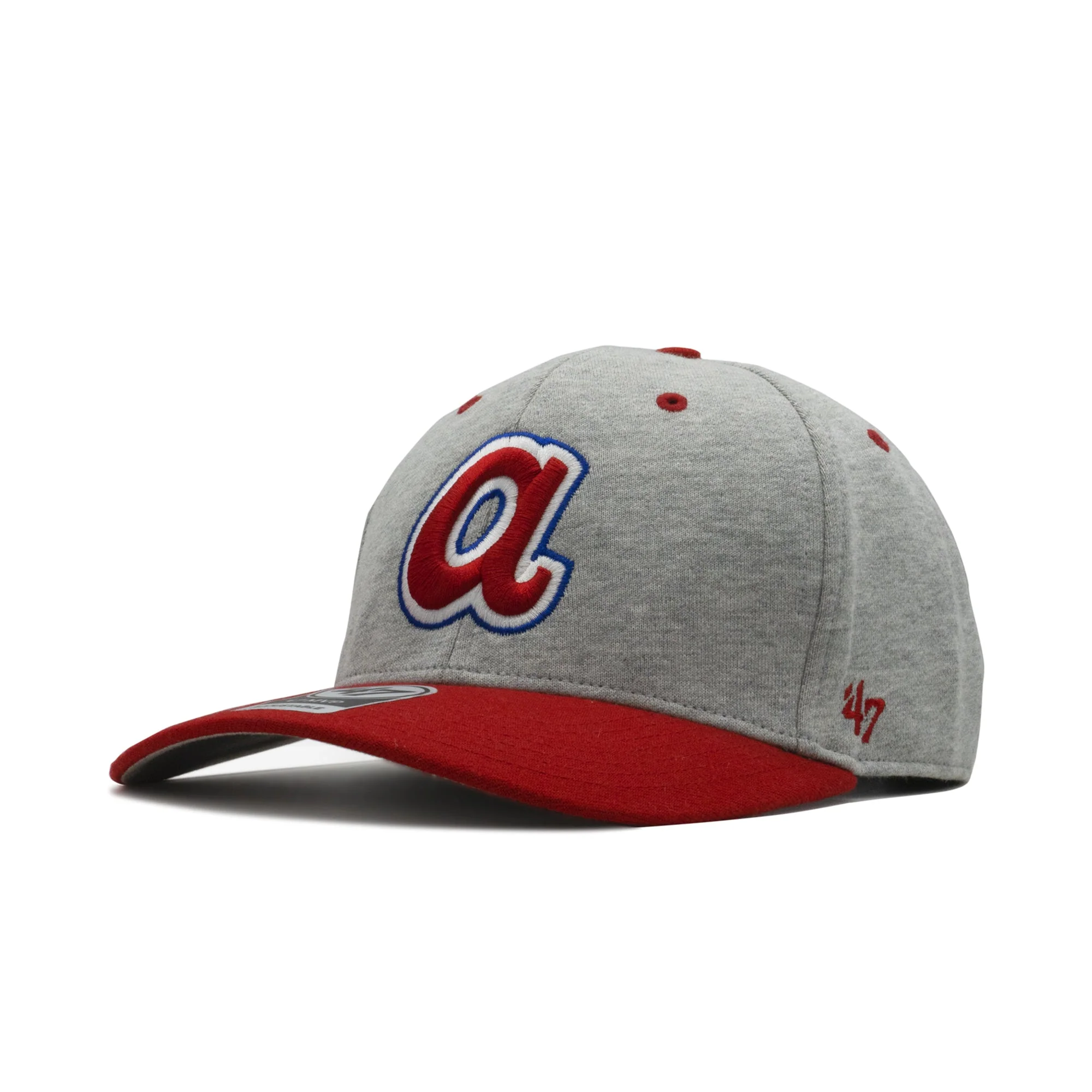 Stylish 47 Brand Men's Atlanta Braves Mvp Strapback Cap Prestigious