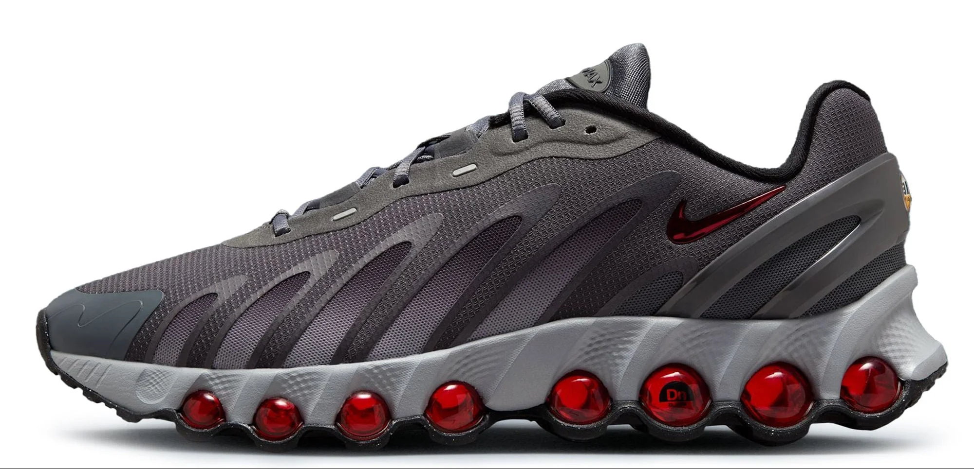 High-Performance Nike Men's Air Max Dn8 'Iron Grey Bright Crimson' Sneakers Professional