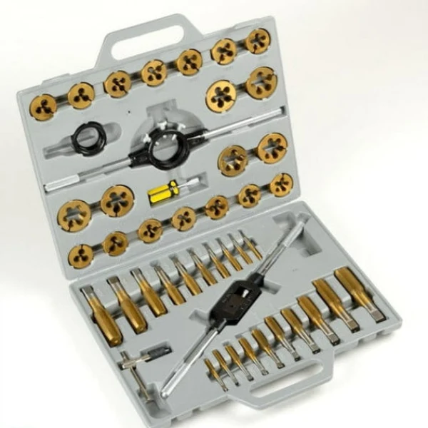 Specialty 45 Piece Tap and Die Set Titanium SAE Prestigious