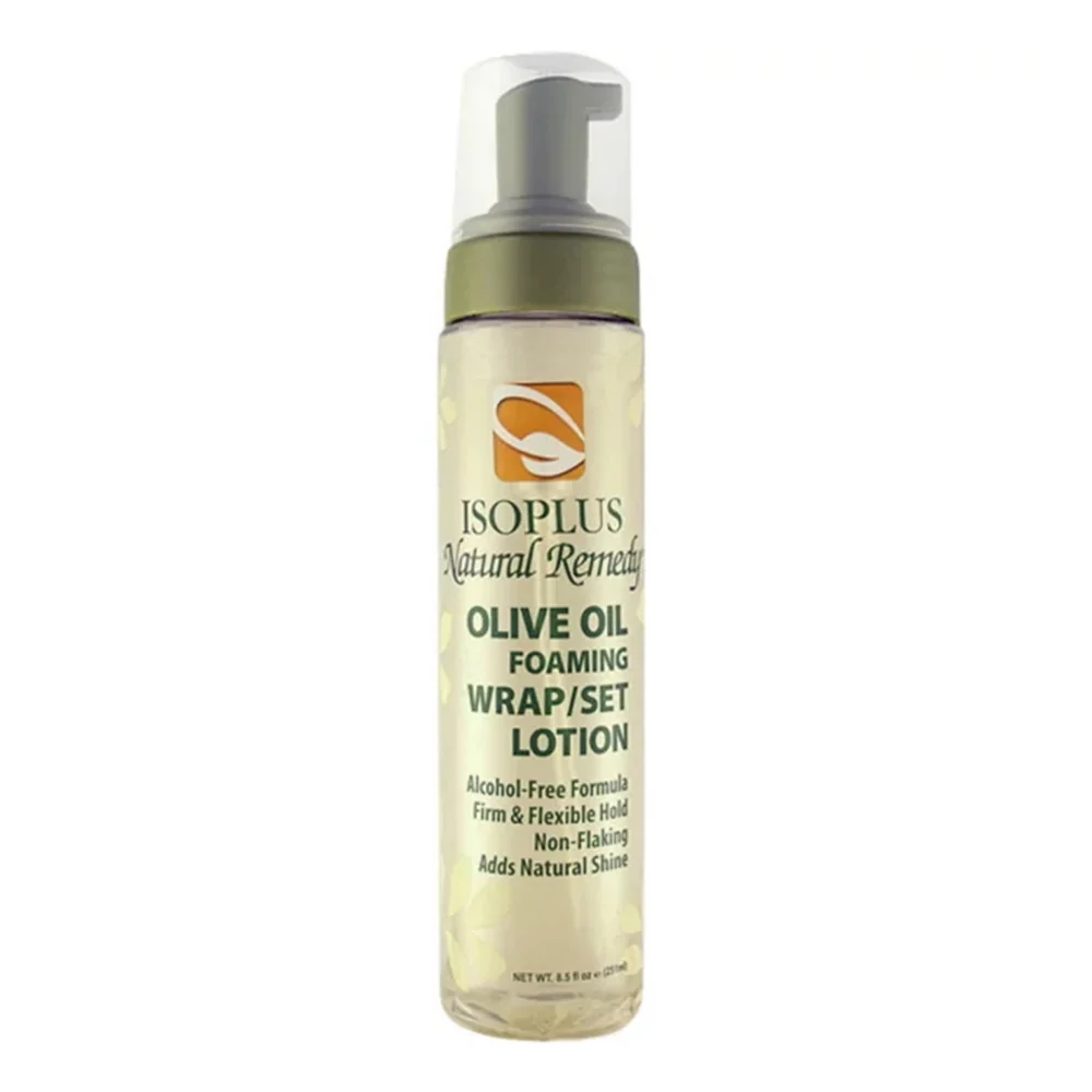 Responsible Isoplus Natural Remedy Olive Oil Foaming Wrap and Set Lotion 8.5 Oz Functional