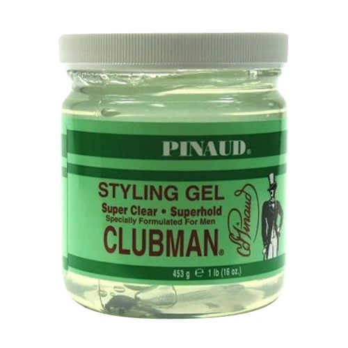 Long-Lasting Clubman Pinaud Super Clear Hair Styling Gel Super Hold 16 oz Easy-to-Use