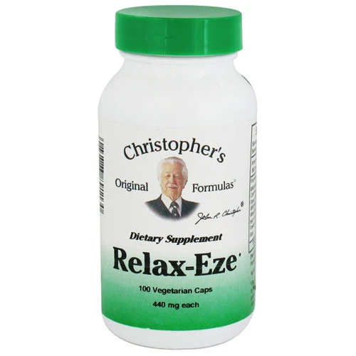 High-Quality Dr. Christophers Relax-Eze Formula 440 Mg Capsules 100 Ea Prestigious