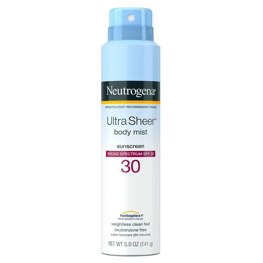 Effective Neutrogena Ultra Sheer Lightweight Sunscreen Spray Spf 30 5 Oz Secure