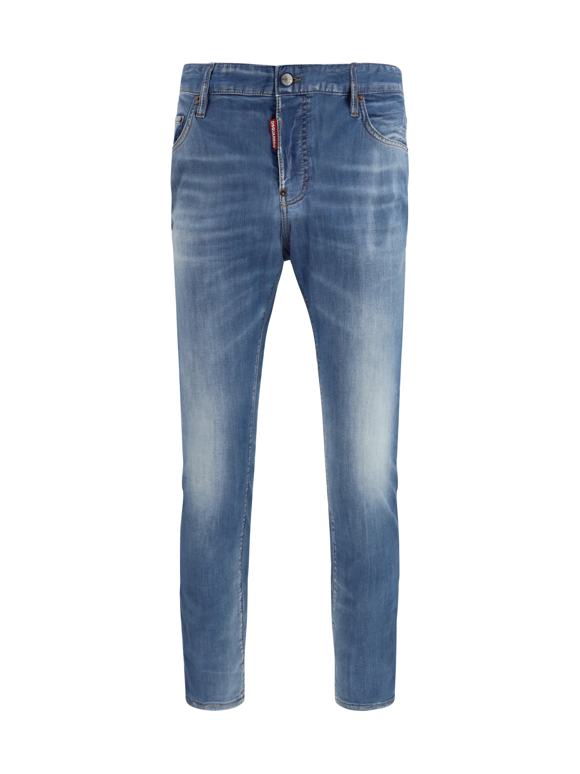 Practical Cotton Jeans Navy Blue Powerful