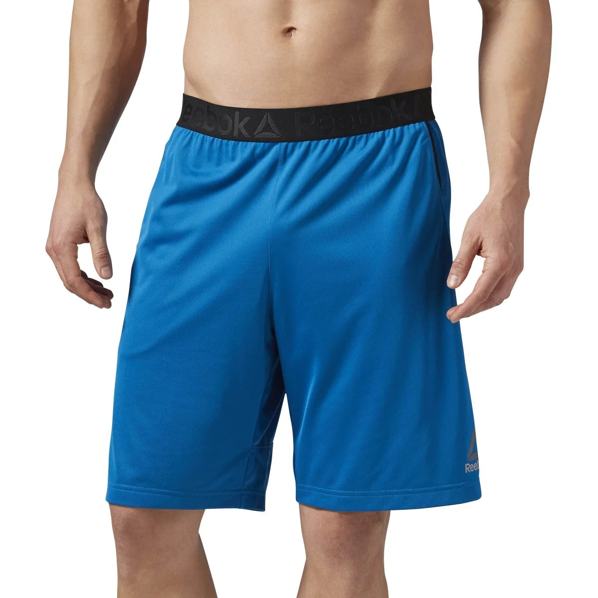 Specialty Reebok Men's Workout Ready Stacked Logo Short Shorts Official