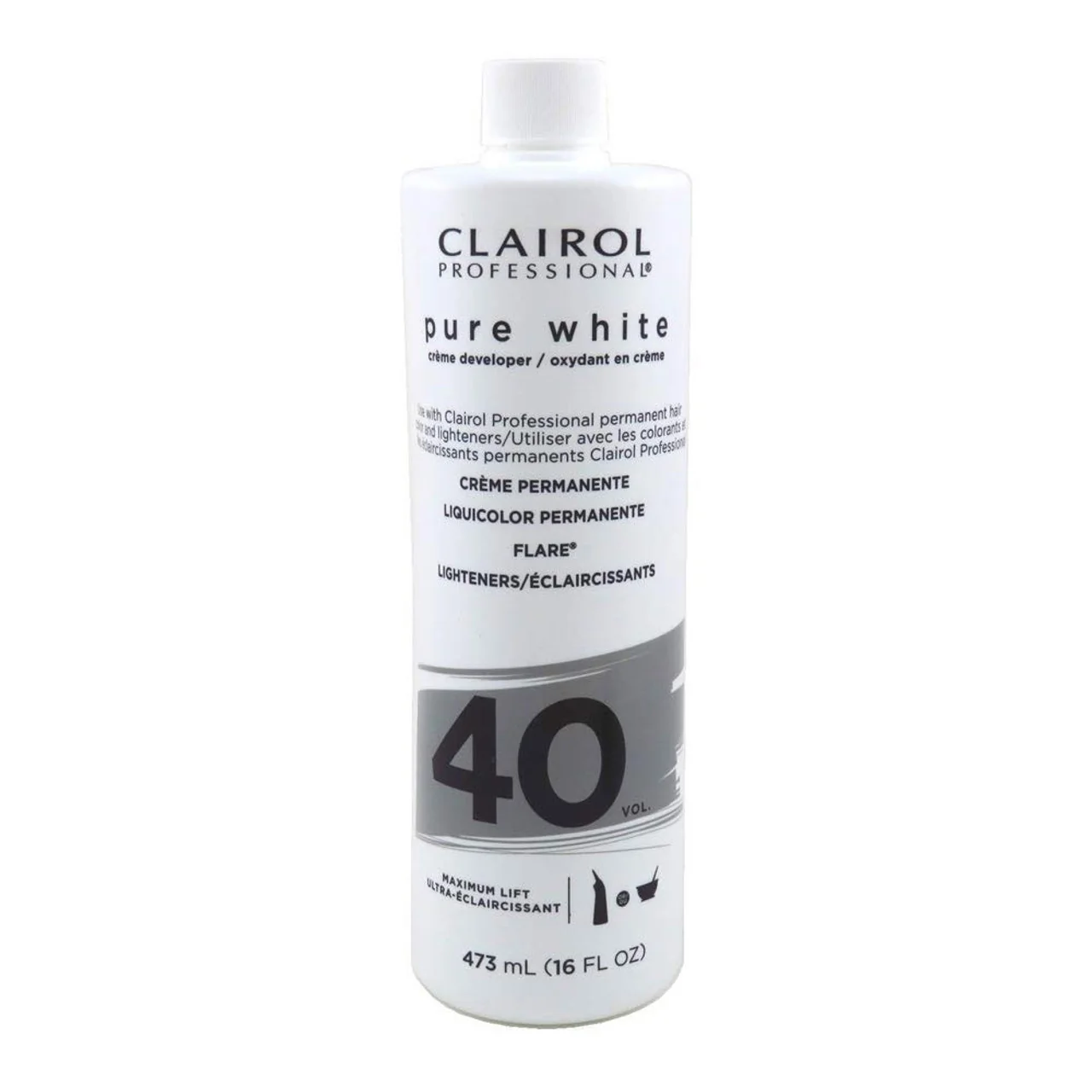 Luxury Clairol Pure White Creme Developer 40 Maximum Lift 16 Oz Specialty